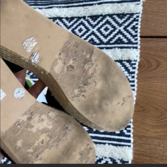 Chinese laundry black espadrille platform size 7.5 - Picture 3 of 3